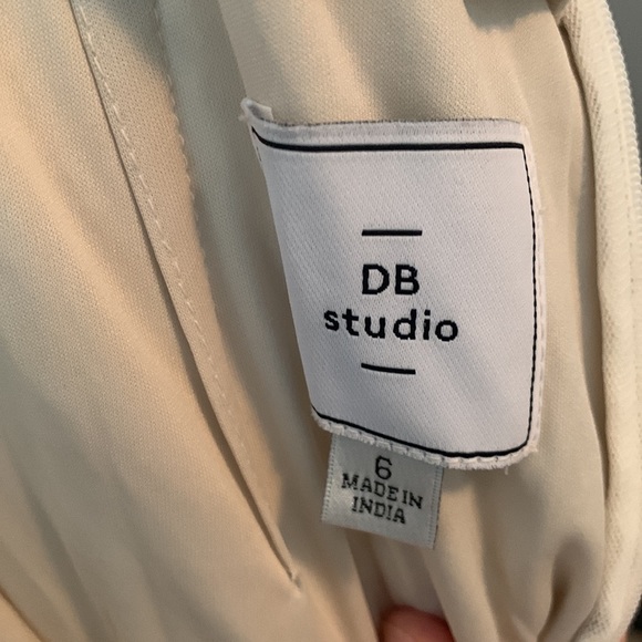 David’s Bridal DB Studio Beaded Sheath V Neck Dress - Picture 6 of 8